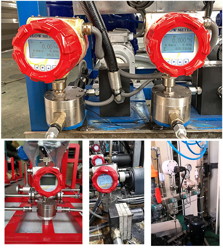 高精度圓齒輪流量計現(xiàn)場安裝案例