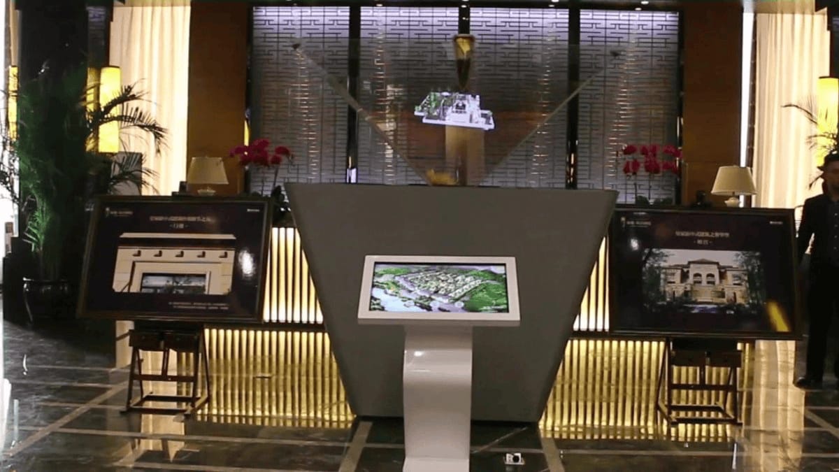 3D全息展示柜-360度立體全息投影展示柜