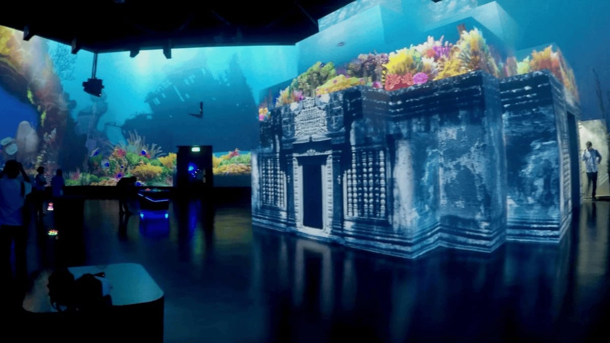 戶外樓體投影秀-樓體3d激光投影