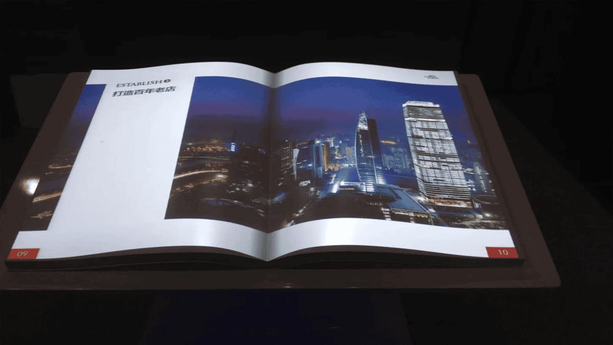 互動虛擬翻書系統-空中互動翻書系統