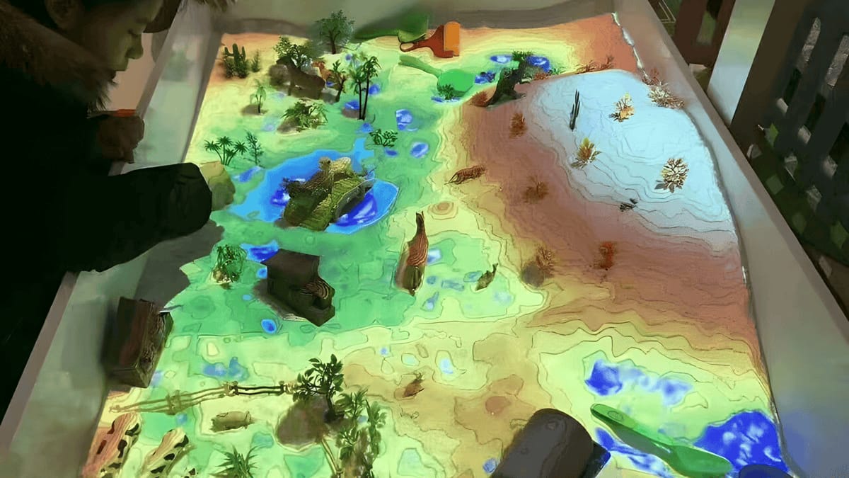 兒童互動投影沙灘沙地-沙池游戲互動系統(tǒng)