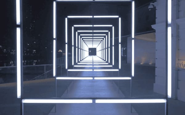 光影交織：LED矩陣通道藝術展覽裝置